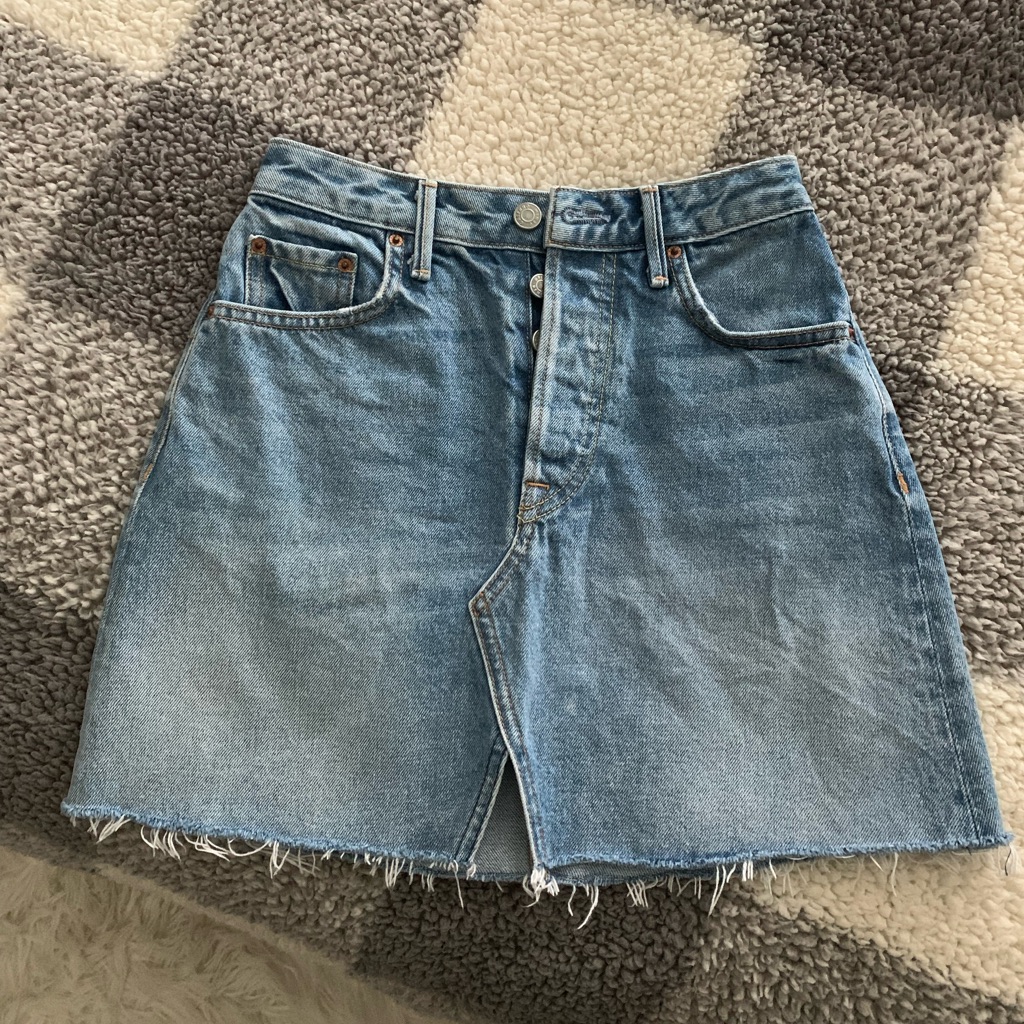 Grlfrnd Denim Mini Skirt